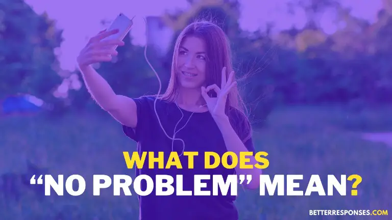 6 Good Replies To No Problem In A Text Or In Person Better Responses