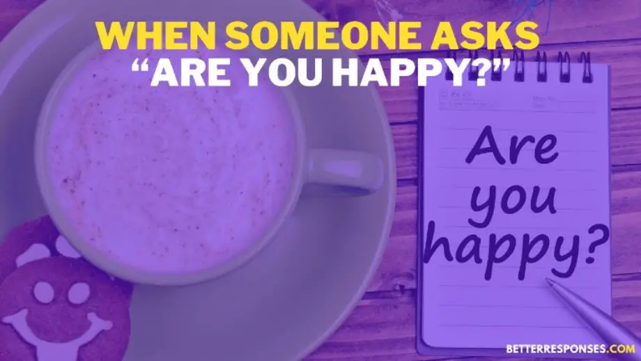 11 (Funny And) Sarcastic Replies To “Are You Happy?” • Better Responses