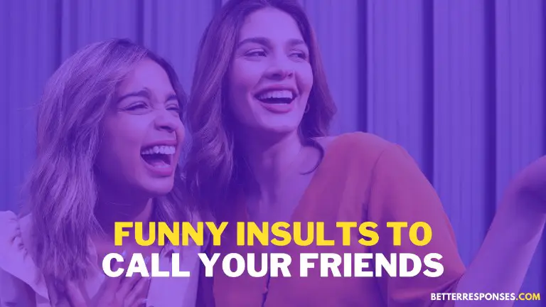 Funny Insults To Call Your Friends