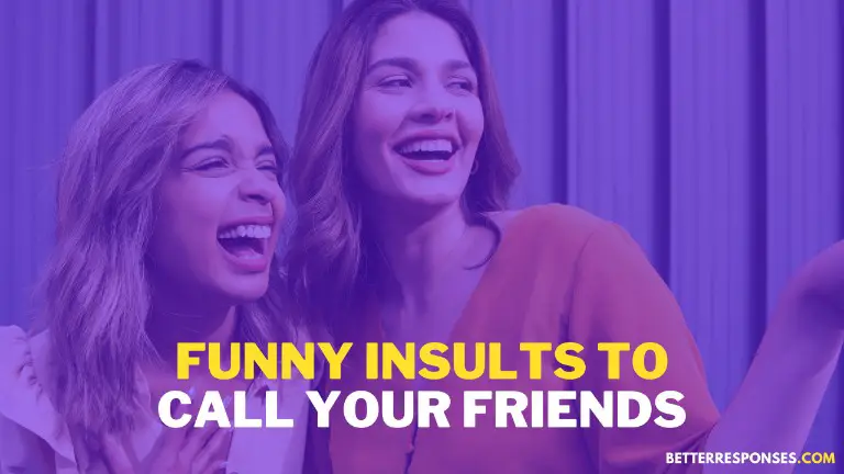 59 Funny Insults For Friends To Taunt Them Playfully • Better Responses